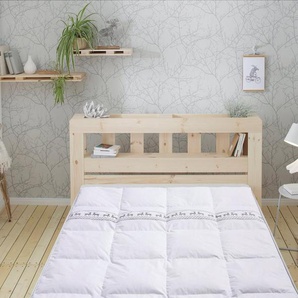 Älgdröm Daunenbettdecke Sorsele, Bettdecke 135x200 cm, 155x220 cm und weitere Größen, Füllung: 60% Daunen & 40% Federn, Bezug: Baumwolle, Bettdecken, Sommer, Winter, 4 Jahreszeiten, Decke, Made in Germany