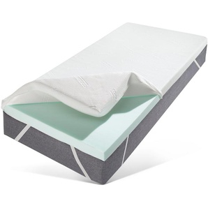 Älgdröm, Topper Belize, Topper 90x200, 140x200, 180x200 cm, in 2 Härtegraden, 9 cm hoch, Kaltschaum, Matratze, Boxspringbett, Allergiker geeignet (Hausstauballergiker)