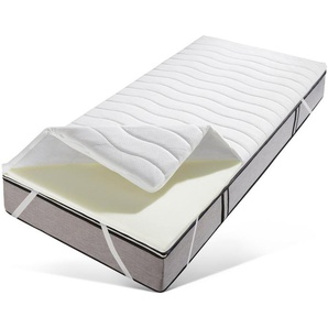 Älgdröm, Topper Tornby Topper 90x200 cm,180x200 cm, in 4 Härtegraden, 6 cm hoch, Kaltschaum, Matratze & Boxspringbett, Allergiker geeignet (Hausstauballergiker)