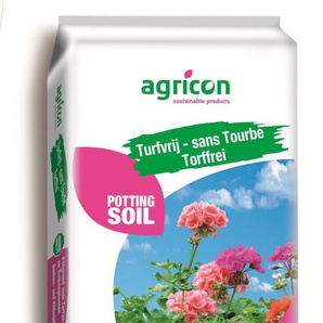 Agricon Balkon- und Kübelpflanzerde 45 Liter torffrei GLO688100785