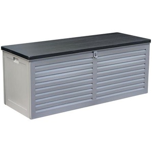 Aik 390 Liter Gartenbox, grau, Kunststoff, wetterfest - Auflagenbox, Garten Aufbewahrungsbox, Gartenkiste - bellavista Home&Garden / Green Spirit