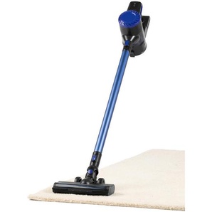 Akku-Bodenstaubsauger Clean Edition, Blau, Schwarz, Kunststoff, 12x113x33 cm, 2-in-1-Funktion, leistungsstarker Akku, Haushaltsreinigung,