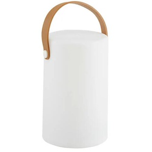 Akku-LED-Tischleuchte weiß - weiß - Materialmix - 20,5 cm - 13.0 | Möbel Kraft