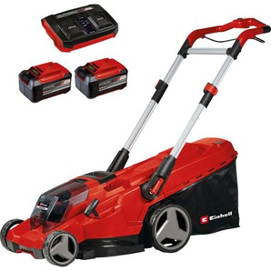 Akku-Rasenmäher EINHELL Einhell Power X-Change RASARRO 36/42 Rasenmäher rot Akku-Rasenmäher mit 2x Akku 18V5,2Ah und 1x Ladegerät