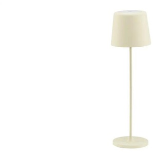 Akku-Tischleuchte   ¦ beige ¦ Maße (cm): H: 37  Ø: 10