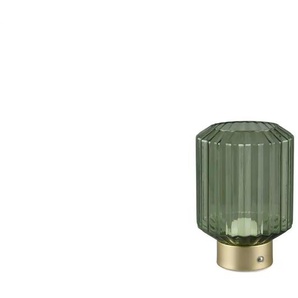 Akku-Tischleuchte - grün - Materialmix - 13 cm - 19 cm - cm 13,0 | Möbel Kraft