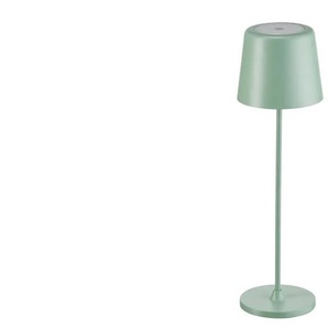 Akku-Tischleuchte - grün - Materialmix - 37 cm - 10.0 | Möbel Kraft