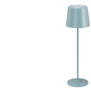 Akku-Tischleuchte  IP44   ¦ blau ¦ Maße (cm): H: 37  Ø: 10