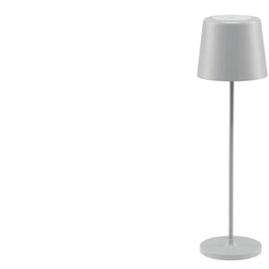 Akku-Tischleuchte  IP44   ¦ grau ¦ Maße (cm): H: 37  Ø: 10