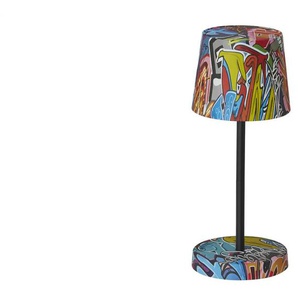 Akku-Tischleuchte - schwarz - Materialmix - 26 cm - 10.5 | Möbel Kraft