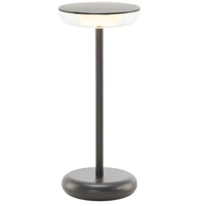 Akku-Tischleuchte - schwarz - Materialmix - 26 cm - 11.0 | Möbel Kraft