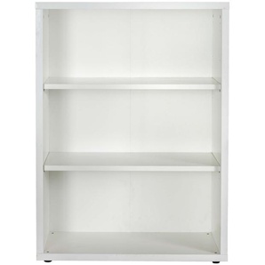 Aktenregal COMPOSAD DISEGNO, Bücherregal mit 3 offenen Fächern Regale Gr. B/H/T: 82 cm x 112 cm x 36 cm, weiß (weiß hochglanz) Aktenregale