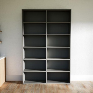 Aktenregal Grau - Flexibles Büroregal: Hochwertige Qualität, einzigartiges Design - 151 x 234 x 34 cm, konfigurierbar