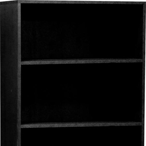 Aktenregal MÄUSBACHER Big System Office Regale Gr. B/H/T: 81 cm x 215 cm x 36 cm, 6 St., schwarz (schwarzstahl) Aktenregale