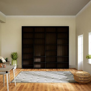 Aktenregal Nussbaum - Flexibles Büroregal: Hochwertige Qualität, einzigartiges Design - 300 x 273 x 34 cm, konfigurierbar