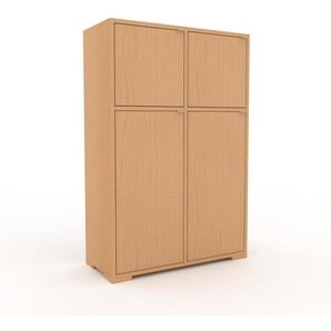 Aktenschrank Buche - Flexibler Büroschrank: Türen in Buche - Hochwertige Materialien - 79 x 120 x 35 cm, Modular