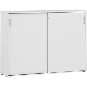 Aktenschrank I 160 x 119 x 41cm Grau/Hellgrau