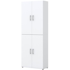 Aktenschrank  home.office ¦ weiß ¦ Maße (cm): B: 80 H: 212,5 T: 33,5