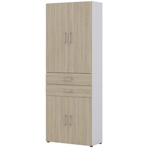 Aktenschrank  home.office ¦ weiß ¦ Maße (cm): B: 80 H: 212,5 T: 33.5