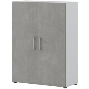 Aktenschrank  home.office ¦ grau ¦ Maße (cm): B: 80 H: 107,2 T: 33.5