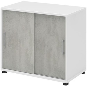 Aktenschrank  home.office ¦ grau ¦ Maße (cm): B: 80,4 H: 74 T: 42.5