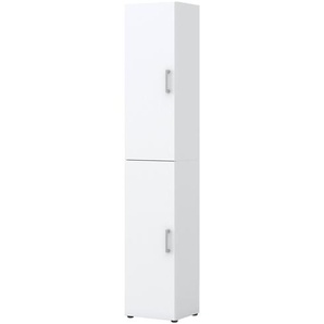 Aktenschrank  home.office ¦ weiß ¦ Maße (cm): B: 40 H: 212,5 T: 33.5