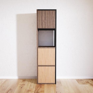Aktenschrank Eiche - Flexibler Büroschrank: Türen in Eiche - Hochwertige Materialien - 41 x 156 x 34 cm, Modular