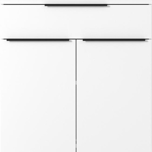 Aktenschrank GERMANIA Mailand Schränke Gr. B/H/T: 80 cm x 120 cm x 40 cm, 2 St., weiß Aktenschränke Aktenschrank mit Schublade und 2 Türen