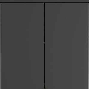 Aktenschrank GERMANIA Mailand Schränke Gr. B/H/T: 80 cm x 197 cm x 40 cm, 2 St., grau (graphit) Aktenschränke Aktenschrank mit 2 Türen