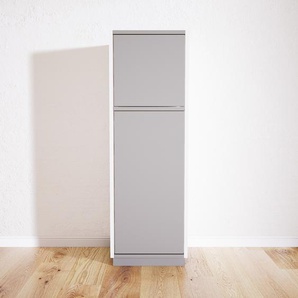 Aktenschrank Grau - Flexibler Büroschrank: Türen in Grau - Hochwertige Materialien - 41 x 123 x 34 cm, Modular