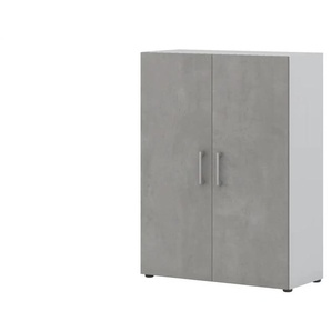 Aktenschrank - grau - Materialmix - 80 cm - 107,2 cm - cm 33,5 | Möbel Kraft
