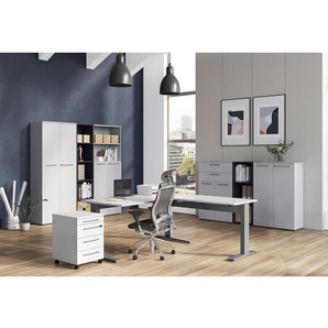 Aktenschrank GW-Agenda I 80 x 120 x 40cm Grau/Lichtgrau