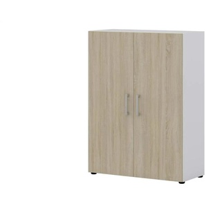 Aktenschrank - holzfarben - Materialmix - 80 cm - 107,2 cm - cm 33,5 | Möbel Kraft