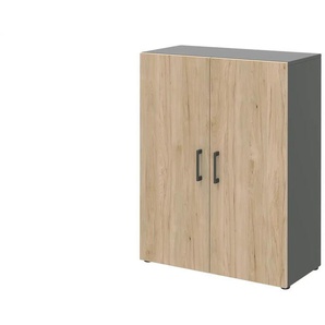 Aktenschrank - holzfarben - Materialmix - 80 cm - 107,2 cm - cm 33,5 | Möbel Kraft