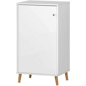 Aktenschrank I 51 x 93 x 41cm Weiß/Weiß