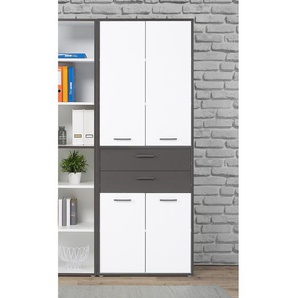 Aktenschrank VI 85 x 227 x 42cm Weiß