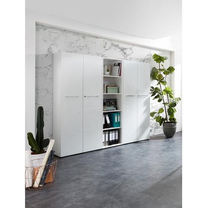Aktenschrank 196cm Weiß