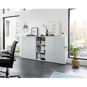 Aktenschrank 120cm Weiß