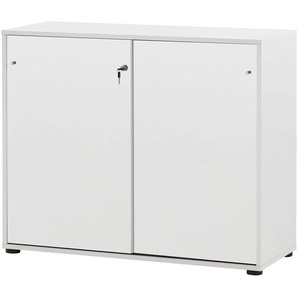 Aktenschrank Serie 400 U 1000 ST 100 x 84 x 41cm Weiß/Weiß