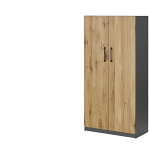 Aktenschrank  SOLIDLine ¦ grau ¦ Maße (cm): B: 80 H: 159,8 T: 40.0