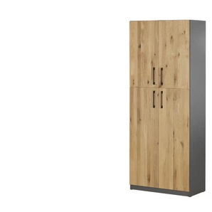 Aktenschrank  SOLIDLine ¦ grau ¦ Maße (cm): B: 80 H: 198,2 T: 40.0