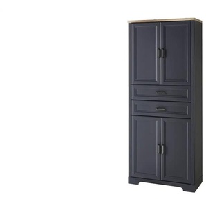 Aktenschrank Valparaiso | schwarz | 86 cm | 204 cm | cm 38,0 |