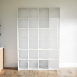 Aktenschrank Weiß - Flexibler Büroschrank: Hochwertige Qualität, einzigartiges Design - 156 x 234 x 34 cm, Modular