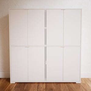 Aktenschrank Weiß - Flexibler Büroschrank: Türen in Weiß - Hochwertige Materialien - 151 x 158 x 34 cm, Modular