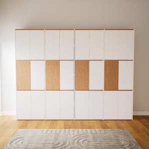 Aktenschrank Weiß - Flexibler Büroschrank: Türen in Weiß - Hochwertige Materialien - 300 x 233 x 47 cm, Modular