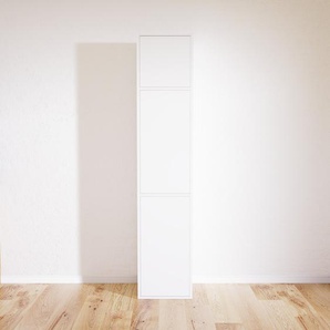 Aktenschrank Weiß - Flexibler Büroschrank: Türen in Weiß - Hochwertige Materialien - 41 x 195 x 34 cm, Modular