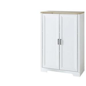 Aktenschrank - weiß - Materialmix - 86 cm - 127 cm - cm 38,0 | Möbel Kraft