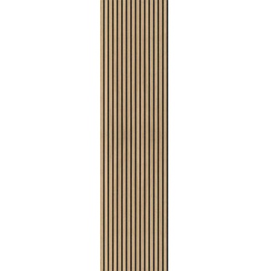 Xxxl Akustikpaneel Eiche hellbraun acous Professional, Hellbraun, Holz, Kunststoff, Eiche, 60x250x2.1 cm, Fsc, Bilder Und Zubehör, Wandbilder,