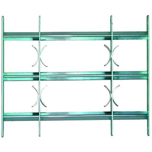 Alberts Fenstergitter Amsterdam 105 x 60 x 70 cm, galvanisch blau verzinkt GLO763242019