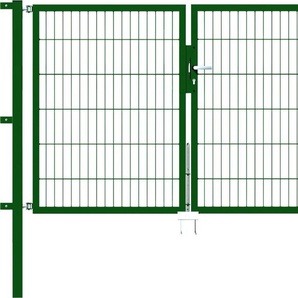 Alberts Stabgitter Doppeltor Flexo 200 x 120 cm 6/5/6 grün zE GLO692453402